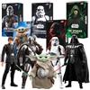 ZDTDS ZD Toys Originale Star Wars R2-D2 The Mandalorian Grogu Darth Vader Luke Skywalker Modellino da Collezione con Spada Laser Giocattolo Regalo