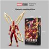 ZDTDS Figura d'azione Iron Spider-Man ZDTDS con articolazioni mobili, da collezione, ornamento da scrivania, regalo per appassionati adulti.