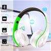 CATASSU Cuffie Bluetooth Pieghevoli Over-Ear con Microfono Wireless, Supporto Scheda TF per Musica e Telefono, Versione V5.3