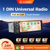 AINAVI Autoradio Universale 1Din MP5 Stereo Multimediale Schermo Touch IPS HD Carplay Wireless Android Auto Bluetooth Type-C