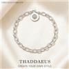 Thaddaeus Braccialetti con ciondoli a catena a maglie incrociate, regalo alla moda in argento Sterling 925 per le donne, gioielli in stile europeo, Club di accessori di moda