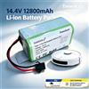 DAWEIKALA Batteria ricaricabile agli ioni di litio Daweikala 14,4 V, 12800 mAh, batteria di ricambio per aspirapolvere robot, magazzino europeo, consegna in 7 giorni, batteria di ricambio ad alta capacità da 40
