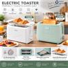 NONE Tostapane elettrico da 700W o 750W, per 2 fette di pane, con 6 o 7 livelli di doratura, timer regolabile, vassoio raccogli briciole rimovibile, griglia riscaldante staccabile, fessure larghe,