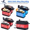 Readytosky Impermeabile 180/270/360 gradi 20KG 25KG 30kg 35kg 60kg coppia elevata digitale Coreless Servo alluminio ingranaggi metallici 25T braccio RC auto