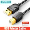 SAMZHE Cavo di stampa USB 2.0 SAMZHE cavo Scanner dati USB 2.0 tipo A maschio A B maschio per stampante HP Canon Epson