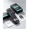 NONE Telecomando di ricambio per Smart TV Hisense, con pulsanti di accesso rapido a Netflix e YouTube, portata del segnale di 8 metri, telecomando per televisori domestici.