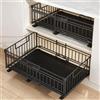 NONE 1/2PCS Cestello estraibile per armadietto da cucina, organizer a cassetto, senza foratura, per ciotole e piatti, vassoio portaoggetti da cucina