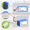 Kedanone Pacco batterie agli ioni di litio per aspirapolvere robot Xiaomi Mijia Essential G1 MJSTG1, modello SKV4136GL H18650CH R30 R35, configurazione 4S1P, capacità 2600 mAh.