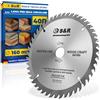 S&R Lama Sega Circolare Legno 160x20mm 48 Denti. Disco per legno (16 mm + anello) x2,2mm 48 denti, compatibile con sega a immersione e sega circolare Bosch e Makita.