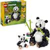 LEGO Creator 3 in 1 Animali Selvatici: Famiglia di Panda Giocattolo 31165 di Lego