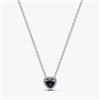 Pandora Collana Pandora Cuore in Rilievo Nero 398425C03-45