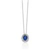 Miluna Collana Donna Miluna Oro Bianco Zaffiro Diamanti CLD5503X
