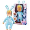 Cicciobello My Love, Bambola Con Pigiama Color Azzurro A Forma Di Coniglietto, Corpo Morbido da 24 cm, Giochi Bambini 2 anni, Accessori Inclusi, Giochi Preziosi