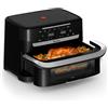 Moulinex Ever Fry Dual Flex, friggitrice ad aria, doppio cestello flessibile, capacità di 9 L