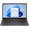 HP 15-fd1017nlx Intel Core 7 150U Computer portatile 39,6 cm (15.6'') Full HD 16 GB DDR4-SDRAM 512 GB SSD Wi-Fi 6 (802.11ax) Windows 11 Home Argento
