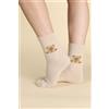 NOIDINOTTE CALZINI DONNA COTONE TR001597 BEIGE
