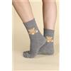 NOIDINOTTE CALZINI DONNA COTONE TR001597 GREY
