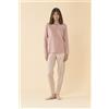 NOIDINOTTE PIGIAMA DONNA IN JERSEY INVERNALE FA009819 NOI DI NOTTE PINK