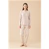 NOIDINOTTE PIGIAMA DONNA IN JERSEY INVERNALE FA009819 NOI DI NOTTE MOON LIGHT