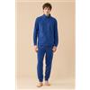 NOIDINOTTE PIGIAMA UOMO MICROPILE RASATO FC003379 ESTATE BLUE