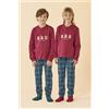 NOIDINOTTE PIGIAMI BIMBI IN CALDO COTONE FE002654 NOI DI NOTTE CHERRY CORAL