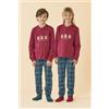 NOIDINOTTE PIGIAMA BAMBINA/O CALDO COTONE FE002709 CHERRY CORAL