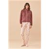 NOIDINOTTE GIACCA DONNA IN ECO PELLICCIA GE003194 NOI DI NOTTE ROSE BROWN