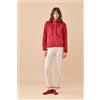 NOIDINOTTE GIACCA DONNA ECO PELLICCIA GE003196 CHERRY CORAL