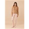 NOIDINOTTE GIACCA DONNA ECO PELLICCIA GE003196 LIGHT BROWN