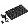 JOY-iT Tasta-Mini - Tastatur - mit Touchpad - backlit - kabellos - 2.4 GHz - QWERTZ