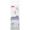 Jvc HA-F14 Cuffie in-ear Gumy, con cavo, bianco