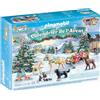 PLAYMOBIL Cavalli della Cascata 71345 Calendario dell'Avvento Cavalli: Slitta di Natale