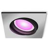 Philips Hue White&Col. Amb.Centura Faretto da incasso in alluminio 1x4.2W