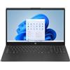 HP Laptop HP 15-fd0120ng, processore Intel® N, schermo da 39,6 cm (15,6"), risoluzione 1920 x 1080 Pixel, 8 GB di RAM, sistema operativo Windows 11 Home, colore nero