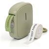 PRT Qutie Mini Etichettatrice + 1 Rotolo Etichette Adesive, USB Ricaricabile, Portatile, Stampante Bluetooth Per Casa, Ufficio, Scuola, iOS e Android