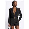 Elisabetta franchi Body con Reggiseno Nero Donna