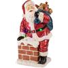 BIZZOTTO Babbo Natale Sam con Sacco 118 cm con 19 LED Multicolor