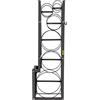 VEVOR Staffa per Bombole di Gas Refrigerante con Capacità, Rastrelliera per Bombola di Gas, Staffa per Bombola di Gas Refrigerante, Supporti per Bombole Gas 1x50 libbre 2x30 libbre 3 Cilindro Piccolo