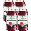 Menz&Gasser, Spalmabile di Lamponi e Fiori d'Arancio La Buona Stagione | 100% Frutta IQF di Alta Qualità, Lavorata con Passione in Trentino-Südtirol, Senza Glutine, Vegan, 4 Vasi x 240 g