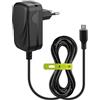 goobay Adattatore di Corrente Micro-USB 3.0 A, Cavo da 1,5 m, per Smartphone, Nero | Connettore USB-C 100 - 240 (AC) V, 5 (DC) V per smartphone, tablet, e-reader, power bank, cuffie e altoparlanti Bluetooth