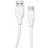 Globly Cavo USB-A a USB-C 100cm 5.0A Bianco Resistente | Ricarica Rapida e Compatibile con Dispositivi Type-C