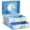 CRAZE Music Box Princess: Scatola musicale con principessa girevole, specchio e cassetto: scatola musicale per ragazze con melodia classica: regalo di compleanno e di Natale.