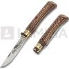 Antonini Coltello pieghevole Antonini Old Bear Collection Wood Carved XL