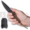 ANV Knives Coltello ANV Knives P100 - Sleipner Cerakote - Paracord, coyote