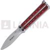 Bradley Coltello a farfalla Bradley Kimura Butterfly Red And Black