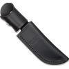 Buck Belt Sheath Black Leather