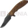 Hinderer Coltello pieghevole Hinderer Vintage Series 4.0 XM-24 Skinny Bowie, Smooth Walnut