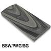 CWP Laminated Blanks BSW/PMG/SG - Varied black, Varied md. grey, Silver