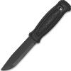 Morakniv Garberg Black C (Leather Sheath) - Carbon Steel - Black