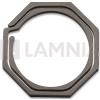 Flytanium Octagonal Titanium Keychain 30mm